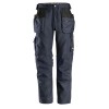 Snickers 2x 6224 AllroundWork Canvas+ Stretch Work Trousers+ Holster Pockets